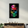 Wallity CAM-3073 Pintura Decorativa de Vidrio Templado Multicolor 46 x 72 cm
